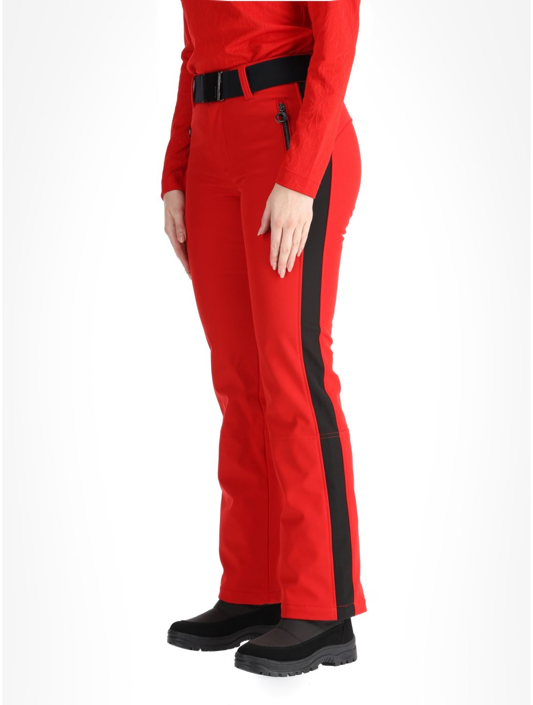 Luhta, Reututunturi Softshell Skihose Damen Cranberry rot 