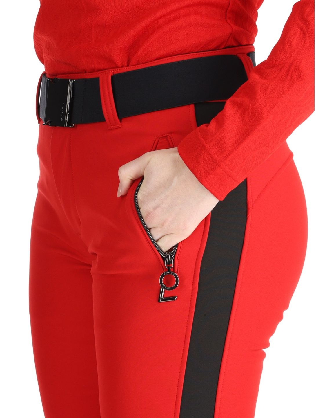 Luhta, Reututunturi Softshell Skihose Damen Cranberry rot 