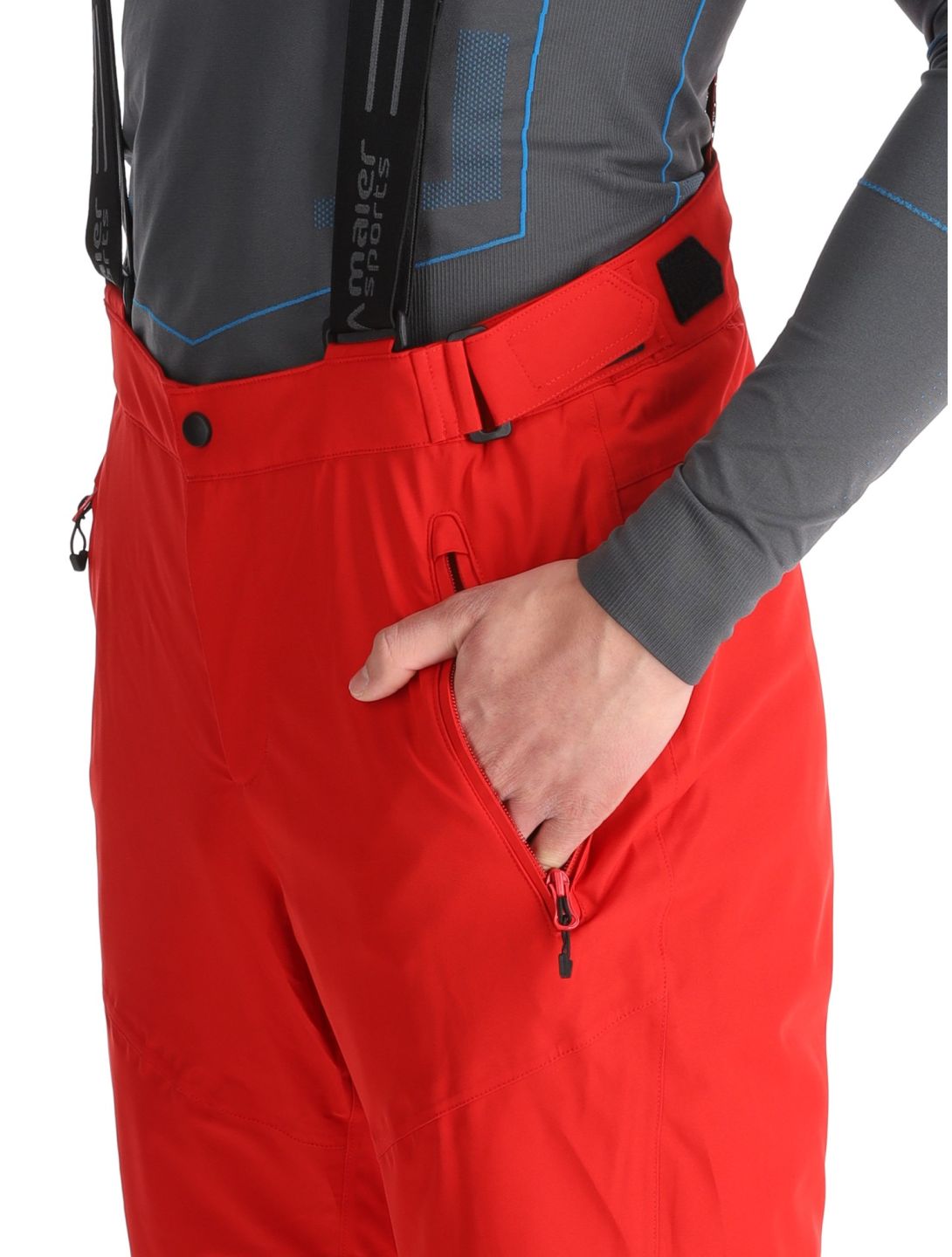 Maier Sports, Anton 2.1 Skihose Herren Salsa rot 