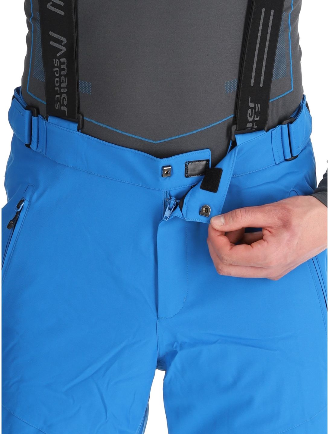 Maier Sports, Anton 2.1 Skihose langes Modell Herren Imperial Blue blau 