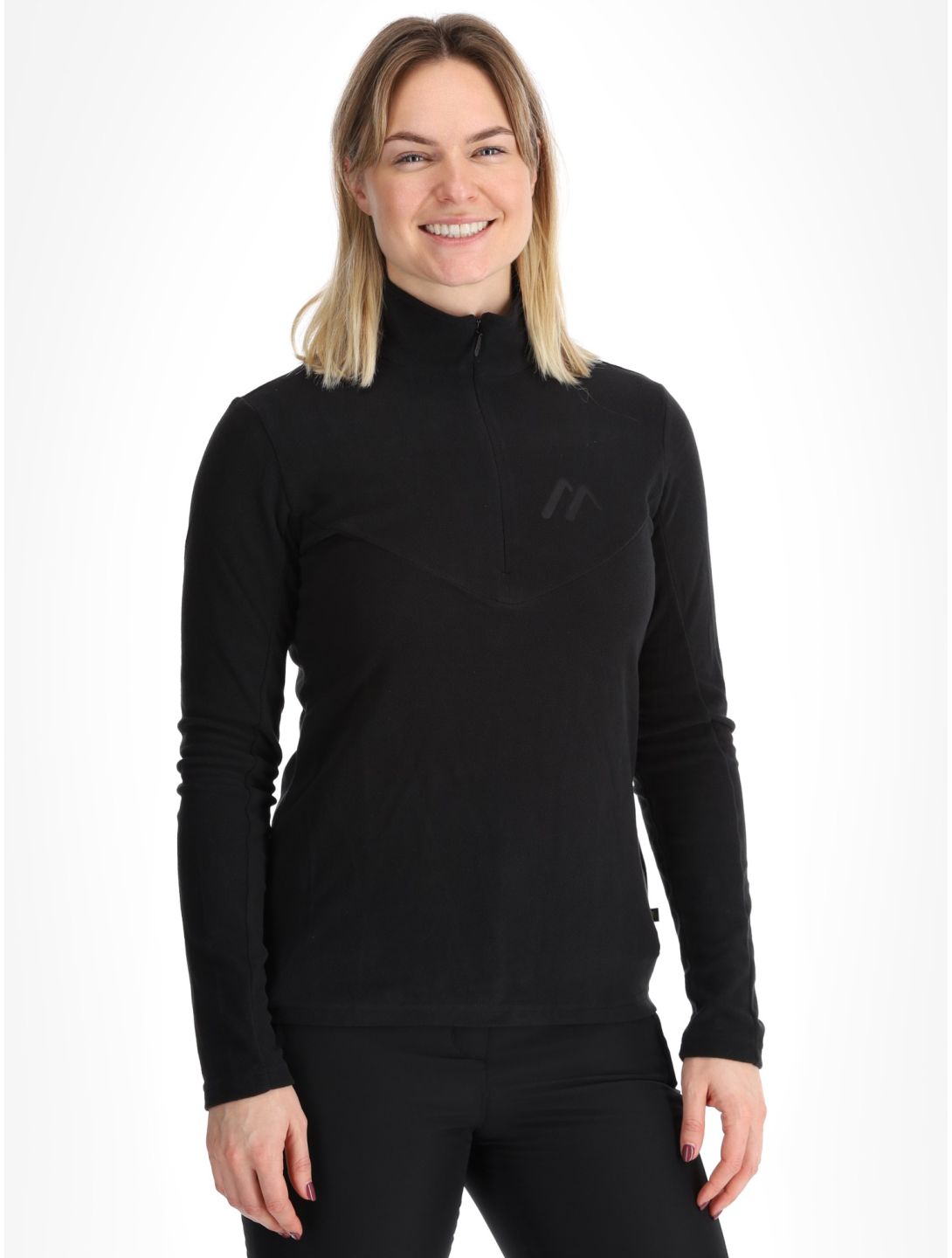 Maier Sports, Denise Hz W Pullover Damen Black schwarz 