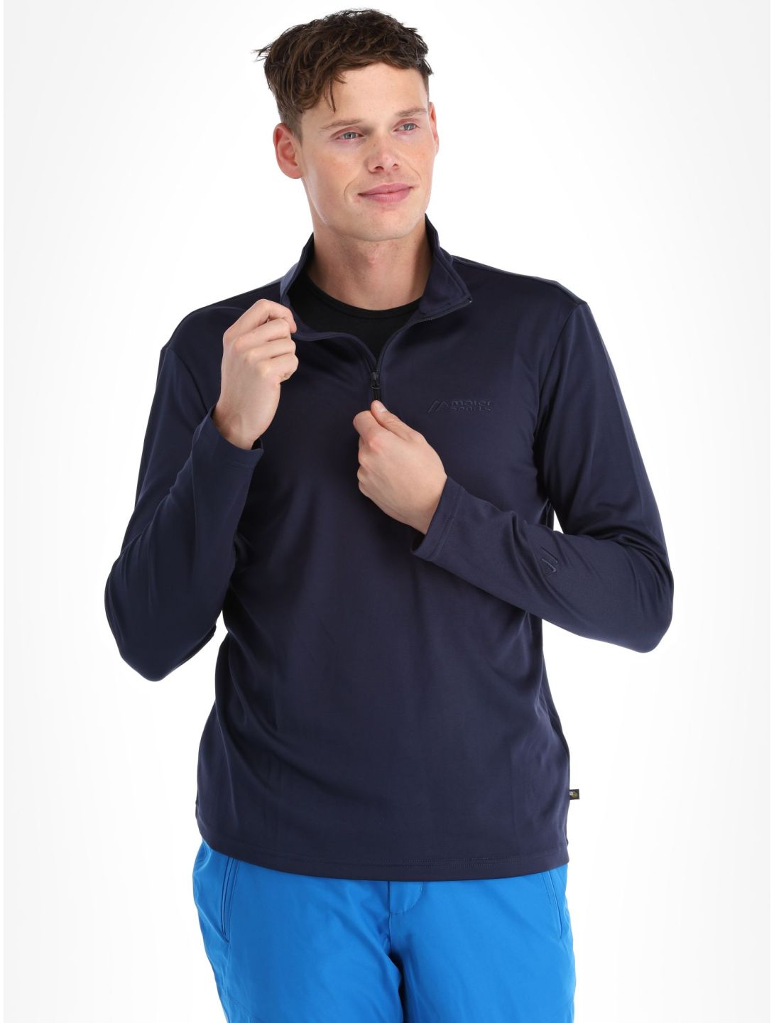 Maier Sports, Felix Pullover Herren Night Sky blau 