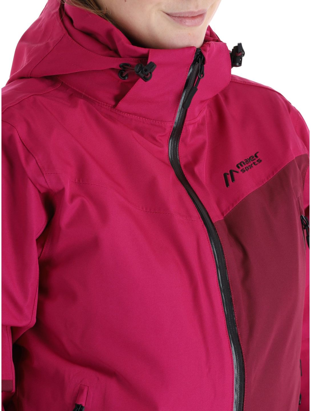 Maier Sports, Nuria Skijacke Damen Magenta / Cherry Wine burgund, violett 