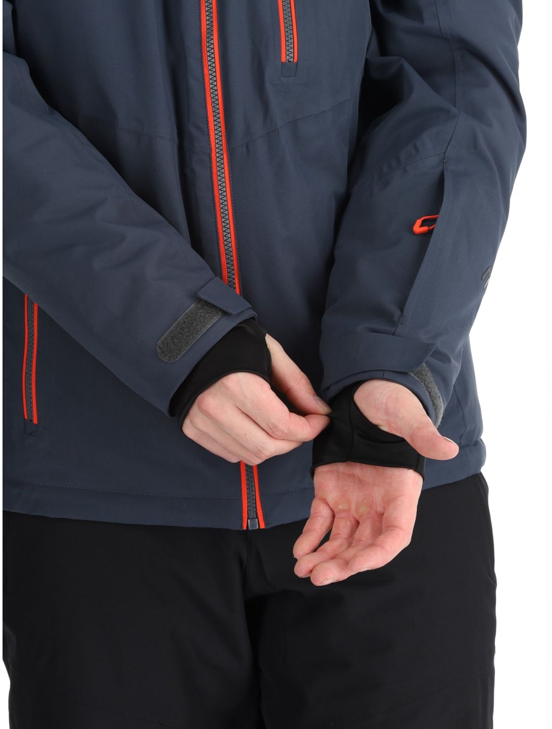 Maier Sports, Oravice Skijacke Herren Graphite / Paprika Flame grau, orange 