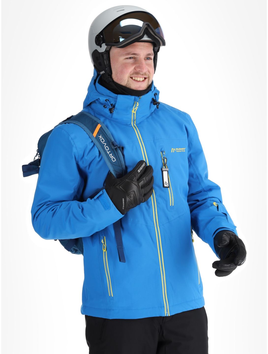 Maier Sports, Oravice Skijacke Herren Imperial Blue / Karson Khaki blau, grün 