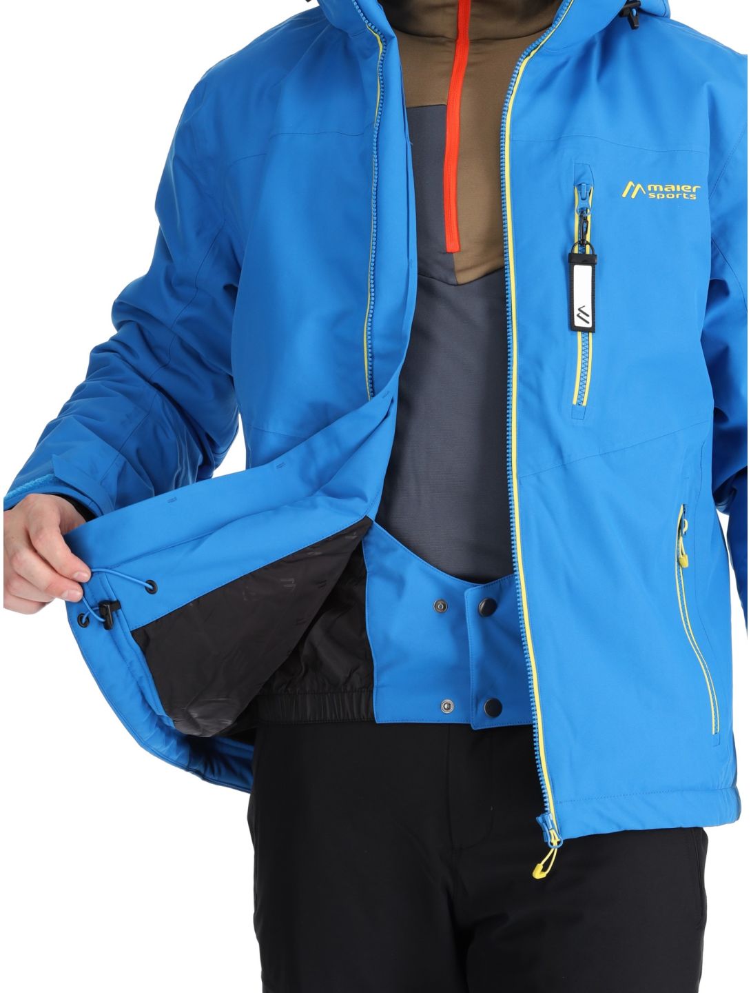 Maier Sports, Oravice Skijacke Herren Imperial Blue / Karson Khaki blau, grün 