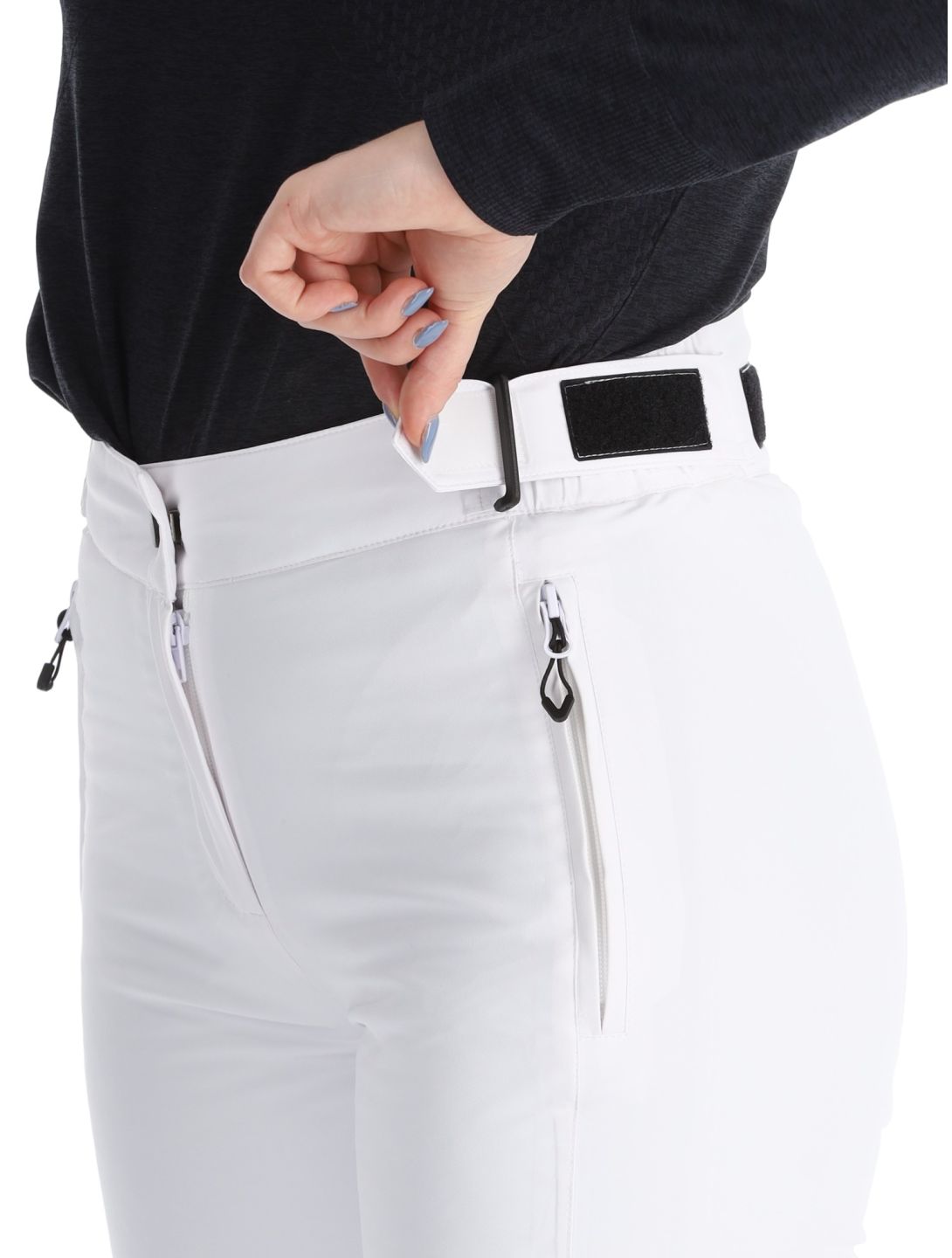 Maier Sports, Vroni Slim 2.0 Skihose Damen White weiß 