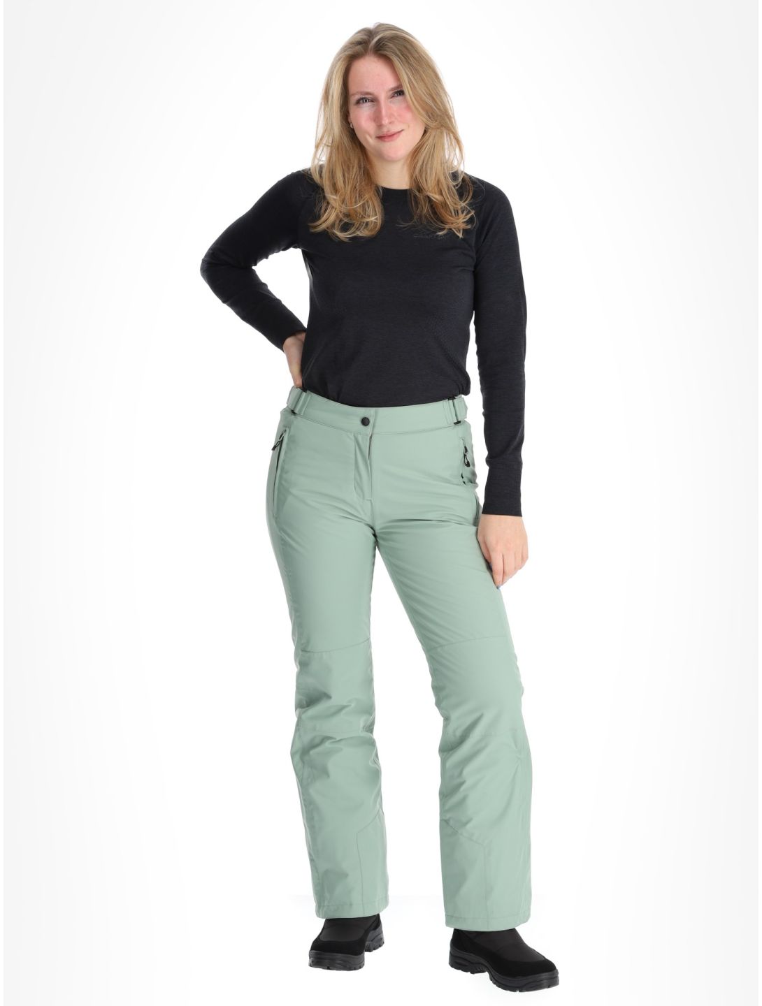 Maier Sports, Vroni Slim 2.0 Skihose Damen Luscious Moss grün 