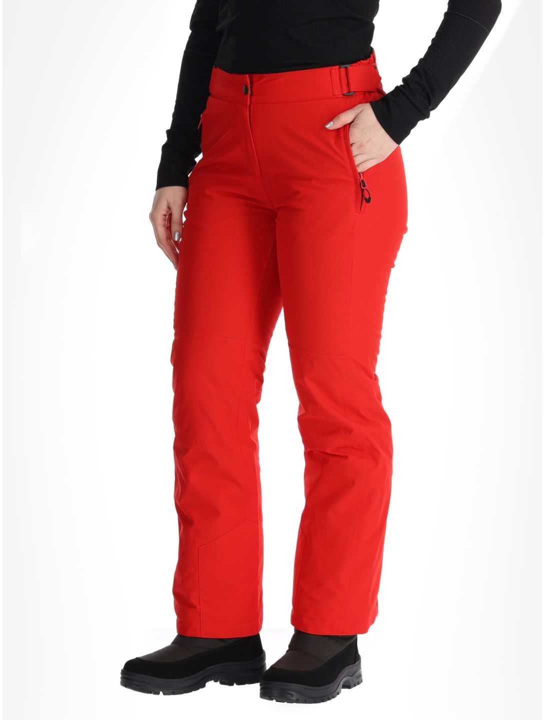 Maier Sports, Vroni Slim 2.0 Skihose kurzes Modell Damen Salsa rot 