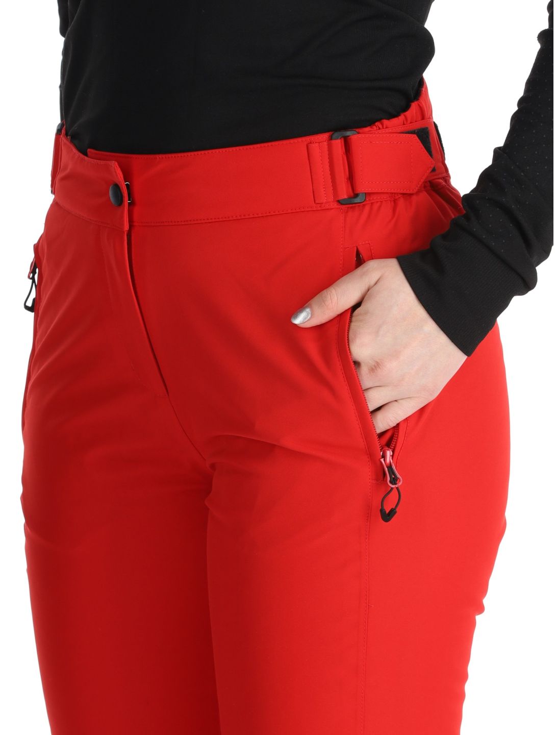 Maier Sports, Vroni Slim 2.0 Skihose kurzes Modell Damen Salsa rot 