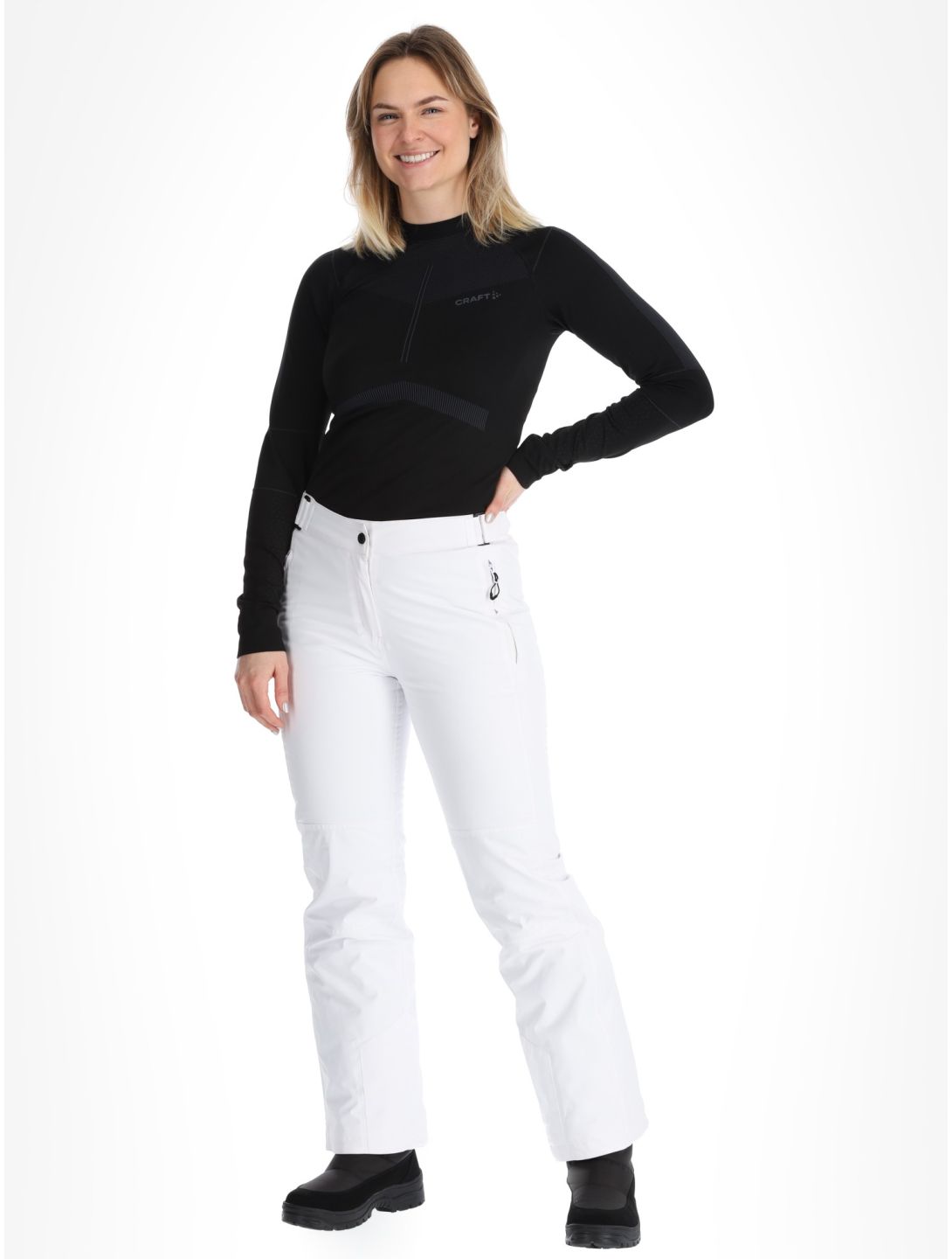 Maier Sports, Vroni Slim 2.0 Skihose kurzes Modell Damen White weiß 