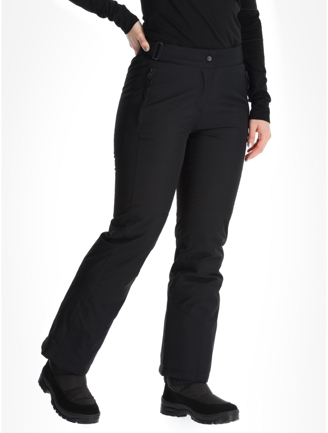 Maier Sports, Vroni Slim 2.0 Skihose kurzes Modell Damen Black schwarz 