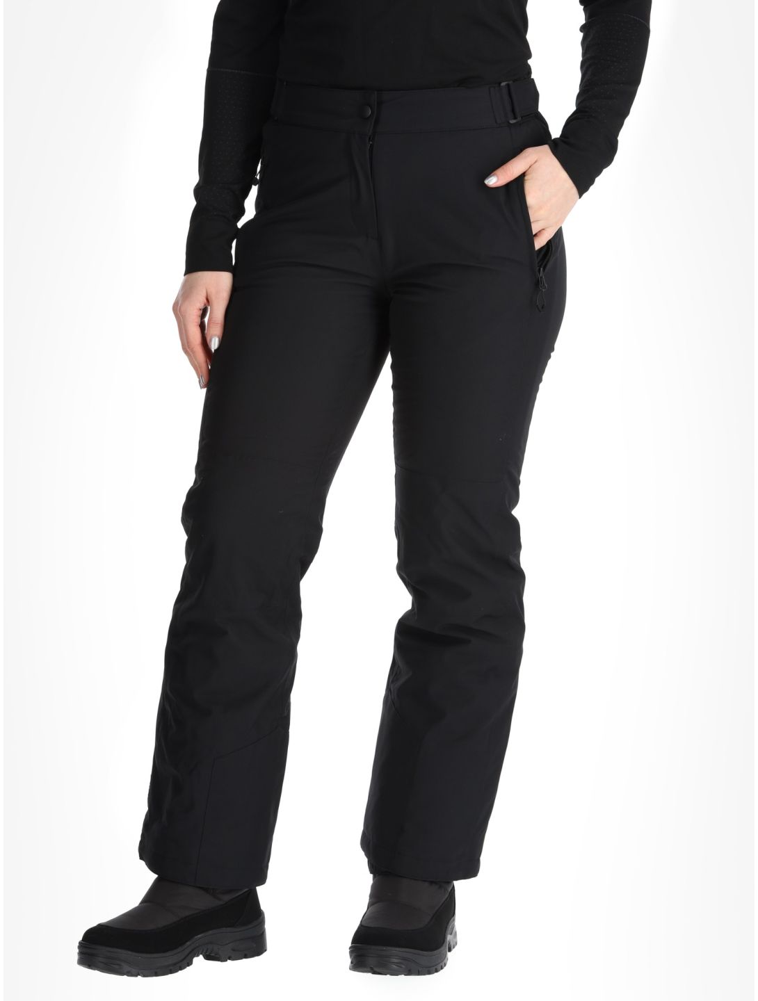 Maier Sports, Vroni Slim 2.0 Skihose kurzes Modell Damen Black schwarz 