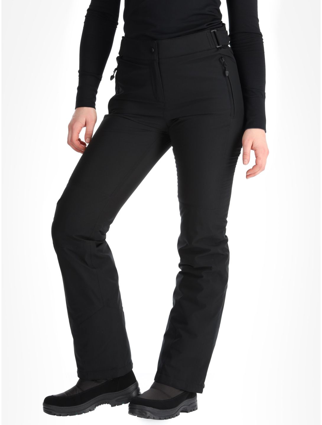 Maier Sports, Vroni slim Skihose Damen Black schwarz 