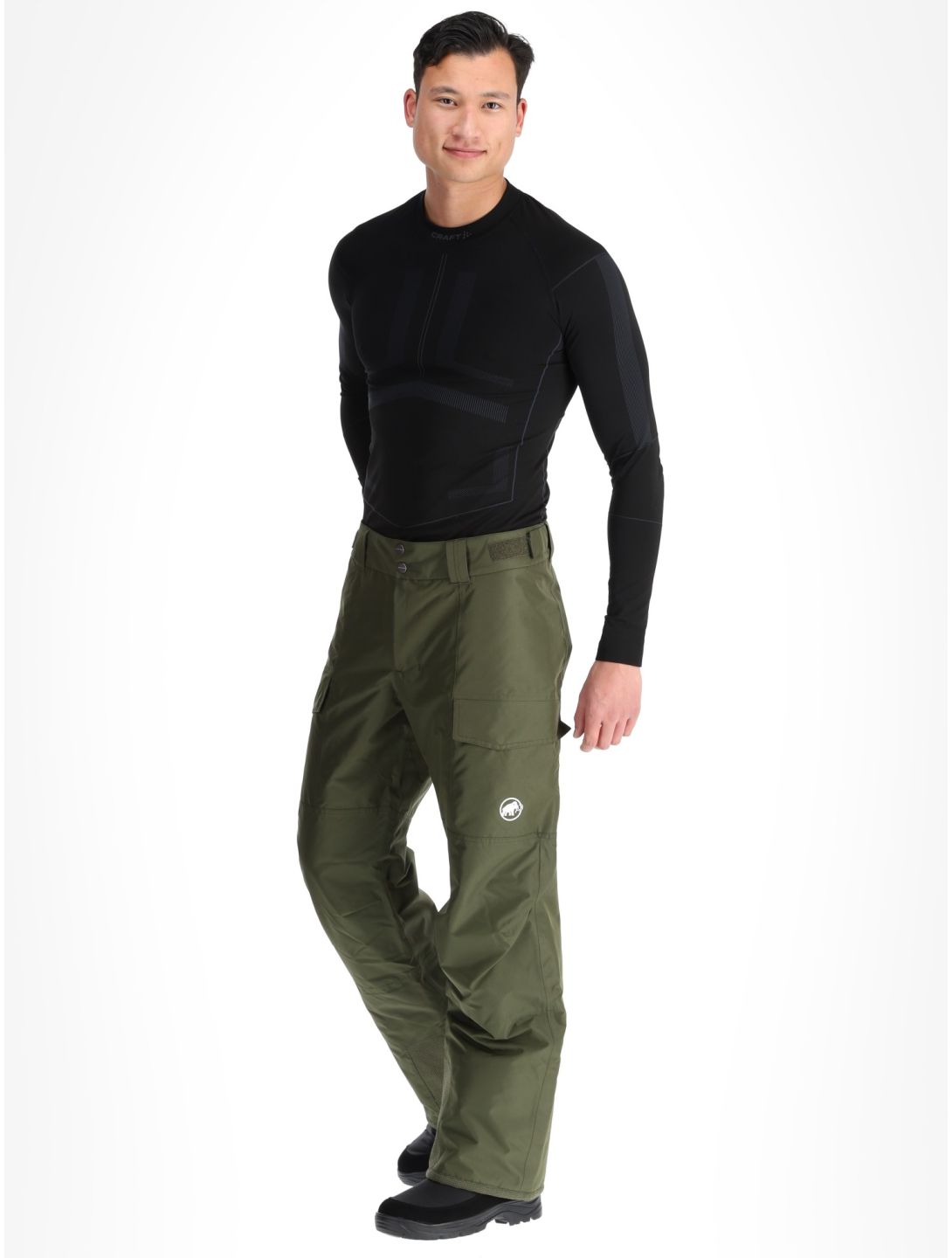 Mammut, Fall Line HS Thermo Skihose Herren Dark Marsh grün 