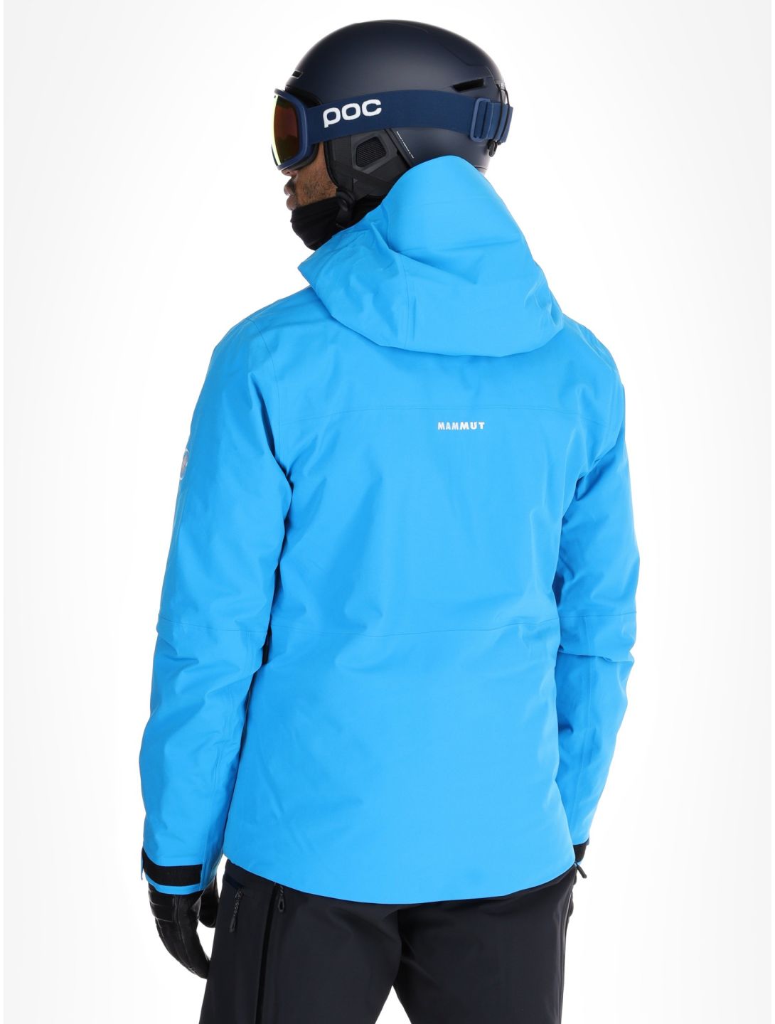 Mammut, Stoney HS Thermo Hooded Skijacke Herren Glacier Blue / Black blau, schwarz 