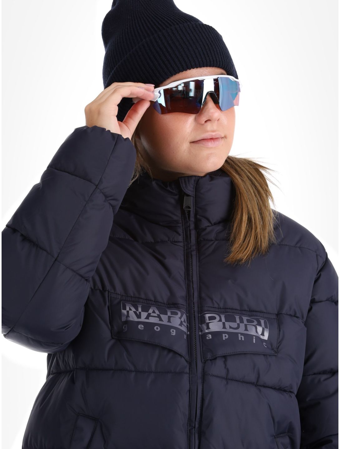 Napapijri, Puffer open W Skijacke Damen Blue Marine blau 