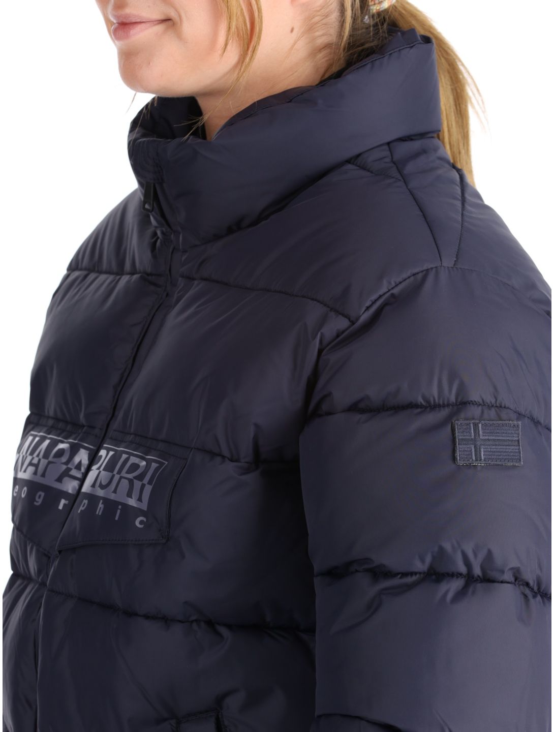 Napapijri, Puffer open W Skijacke Damen Blue Marine blau 