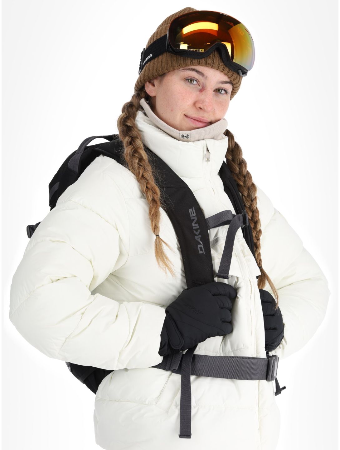 Napapijri, Puffer open W Skijacke Damen White Heron weiß 