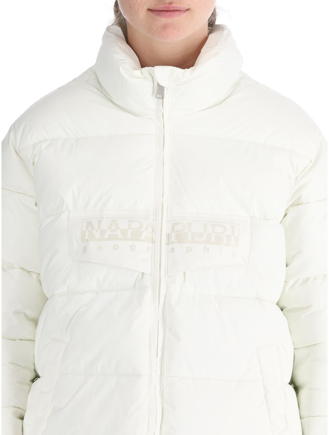 Napapijri, Puffer open W Skijacke Damen White Heron weiß 