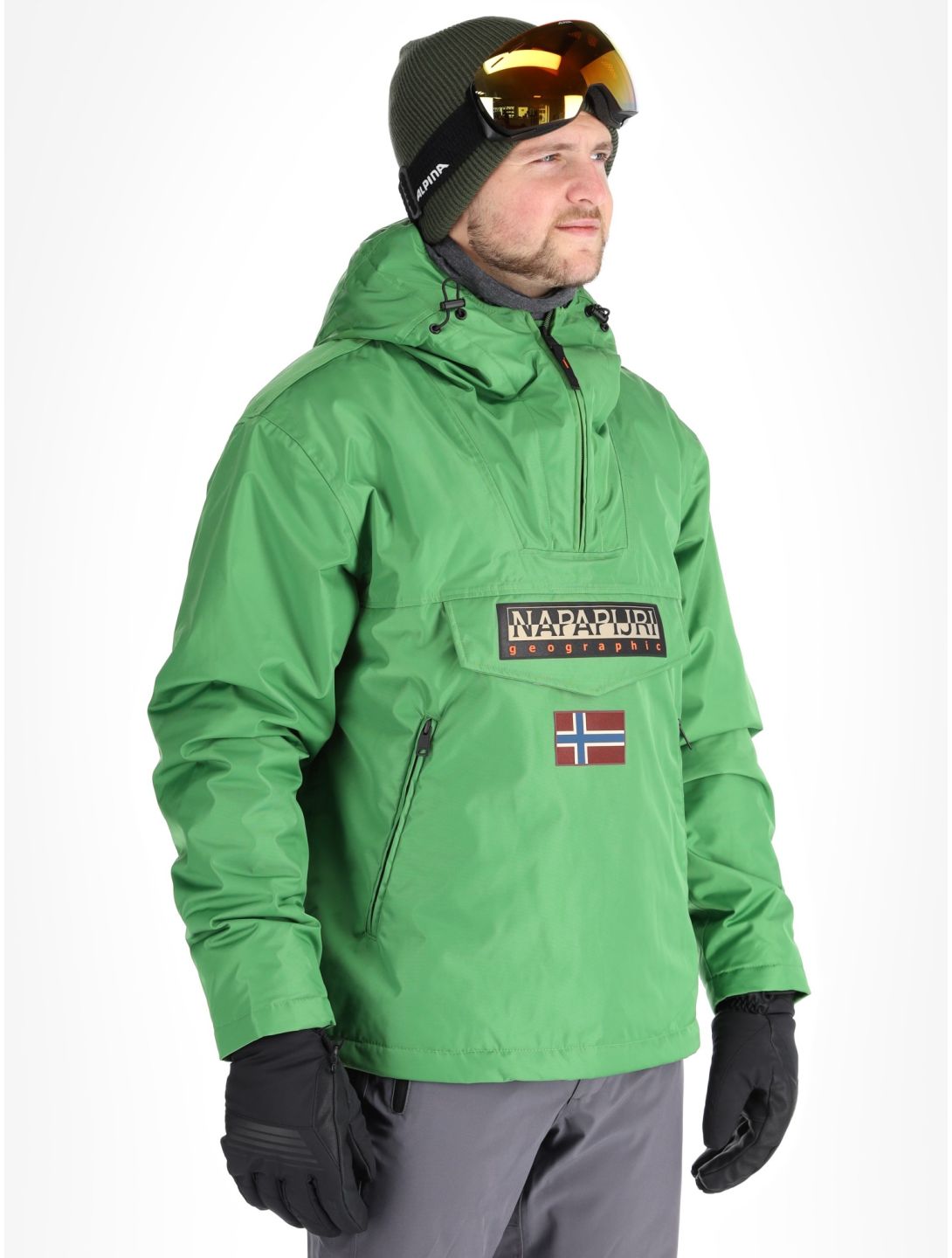 Napapijri, Rainforest Next Winter Anorak Herren Kelly Green grün 