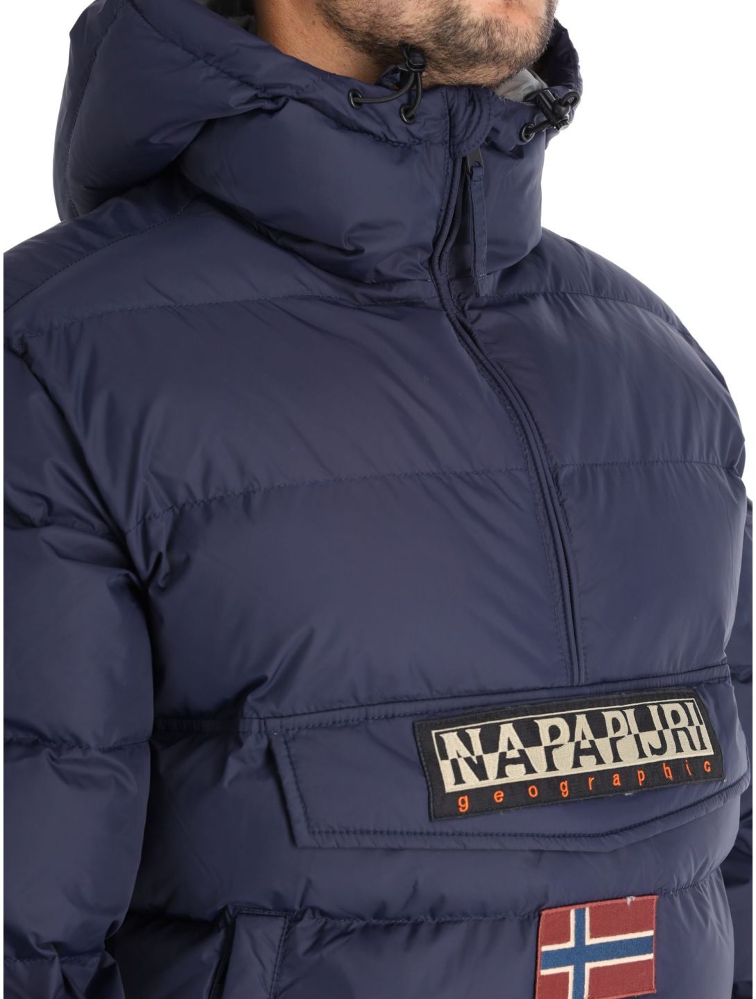 Napapijri, Rainforest Op Winter Puffer Winter Anorak Herren Blu Marine blau 