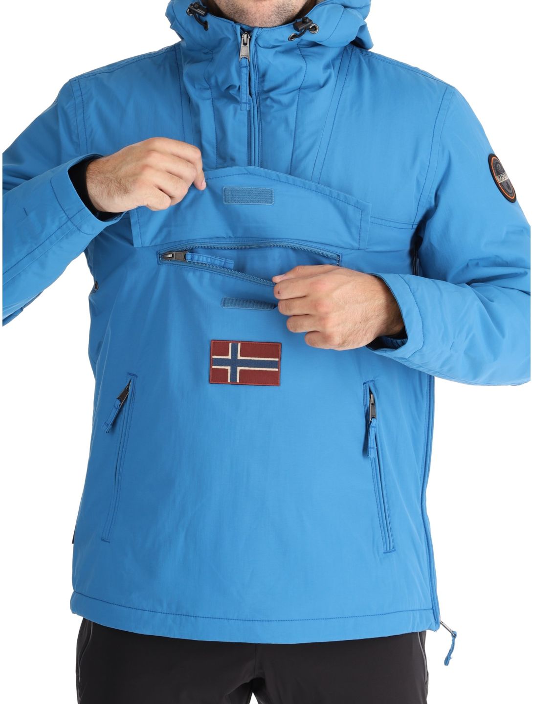 Napapijri, Rainforest Pocket 2 Winter Anorak Herren Blue Sapphire blau 