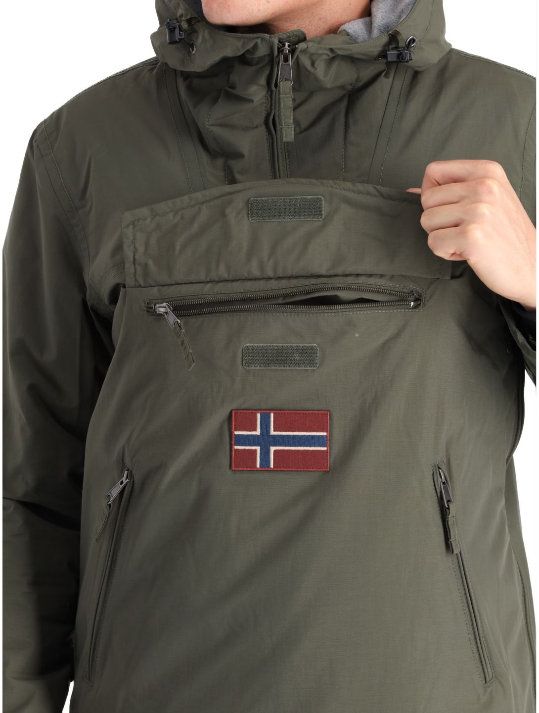 Napapijri, Rainforest Pocket 2 Winter Anorak Herren Green Depths grün 