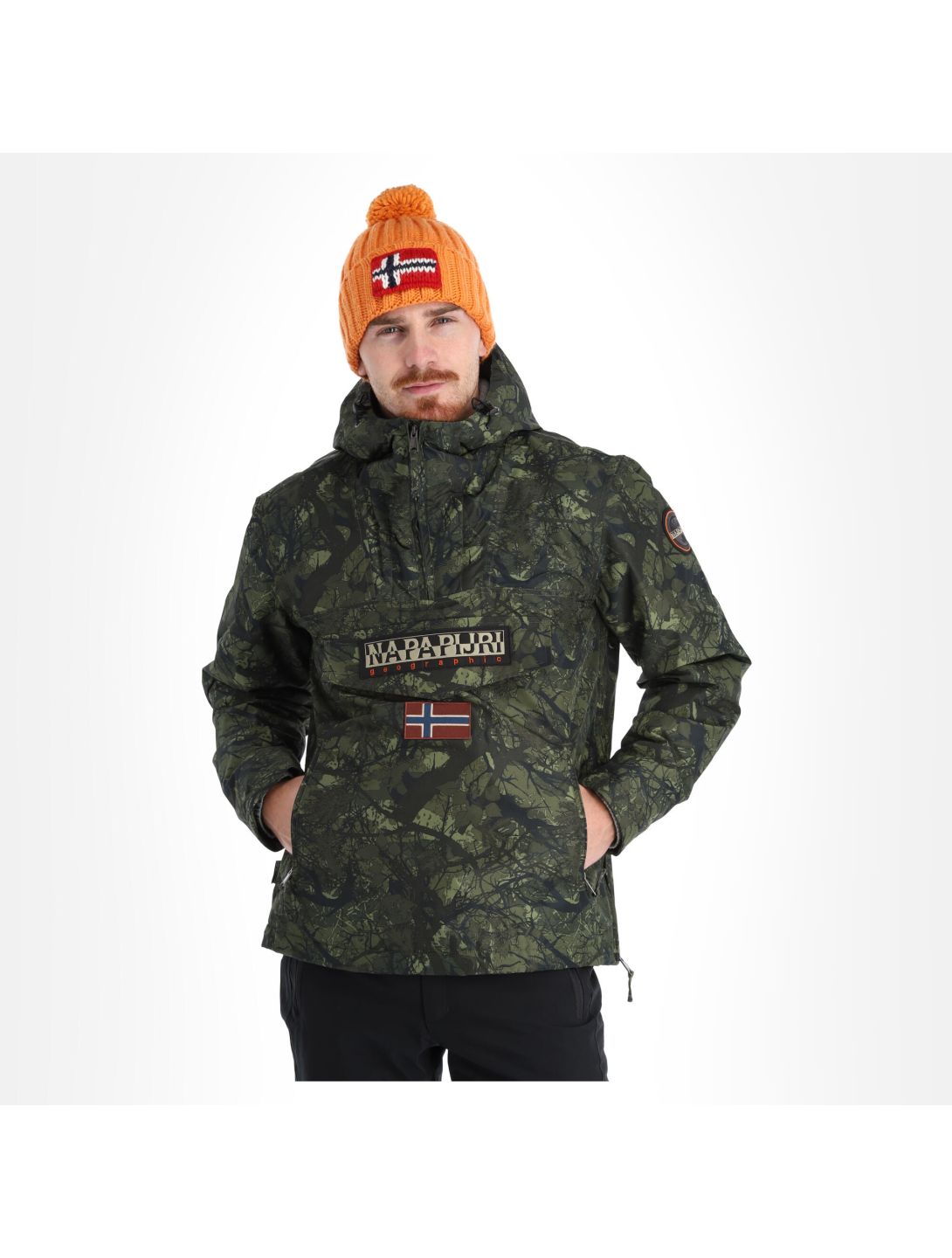 Napapijri, Rainforest Pocket Prt 2 (2022/2023) Winter Anorak Herren camo grün 