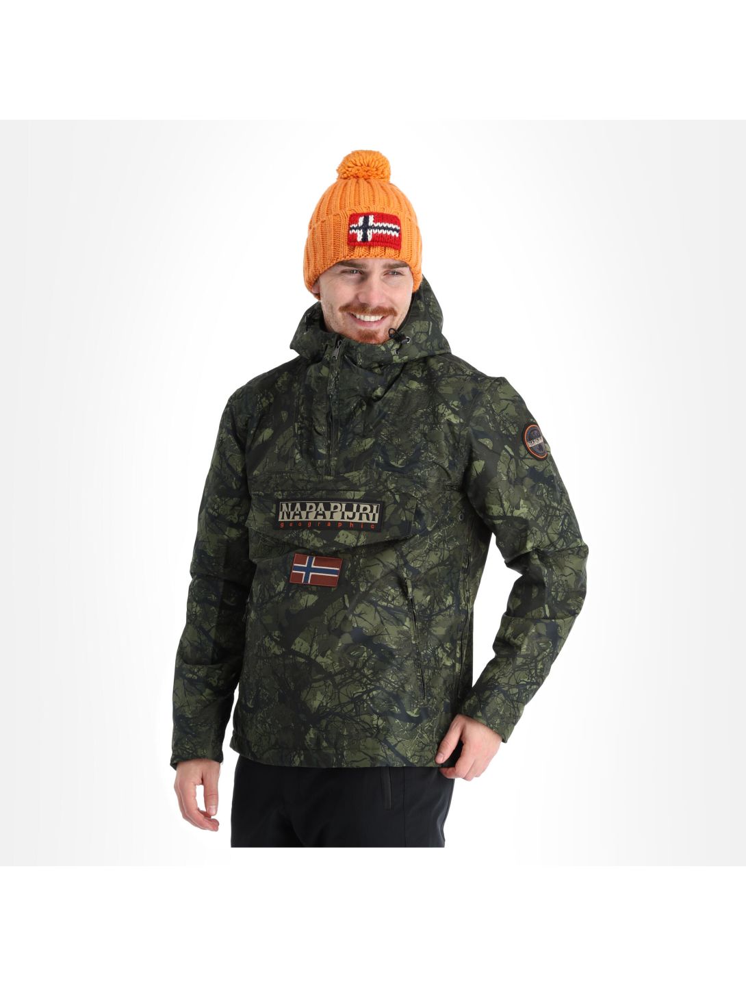 Napapijri, Rainforest Pocket Prt 2 (2022/2023) Winter Anorak Herren camo grün 