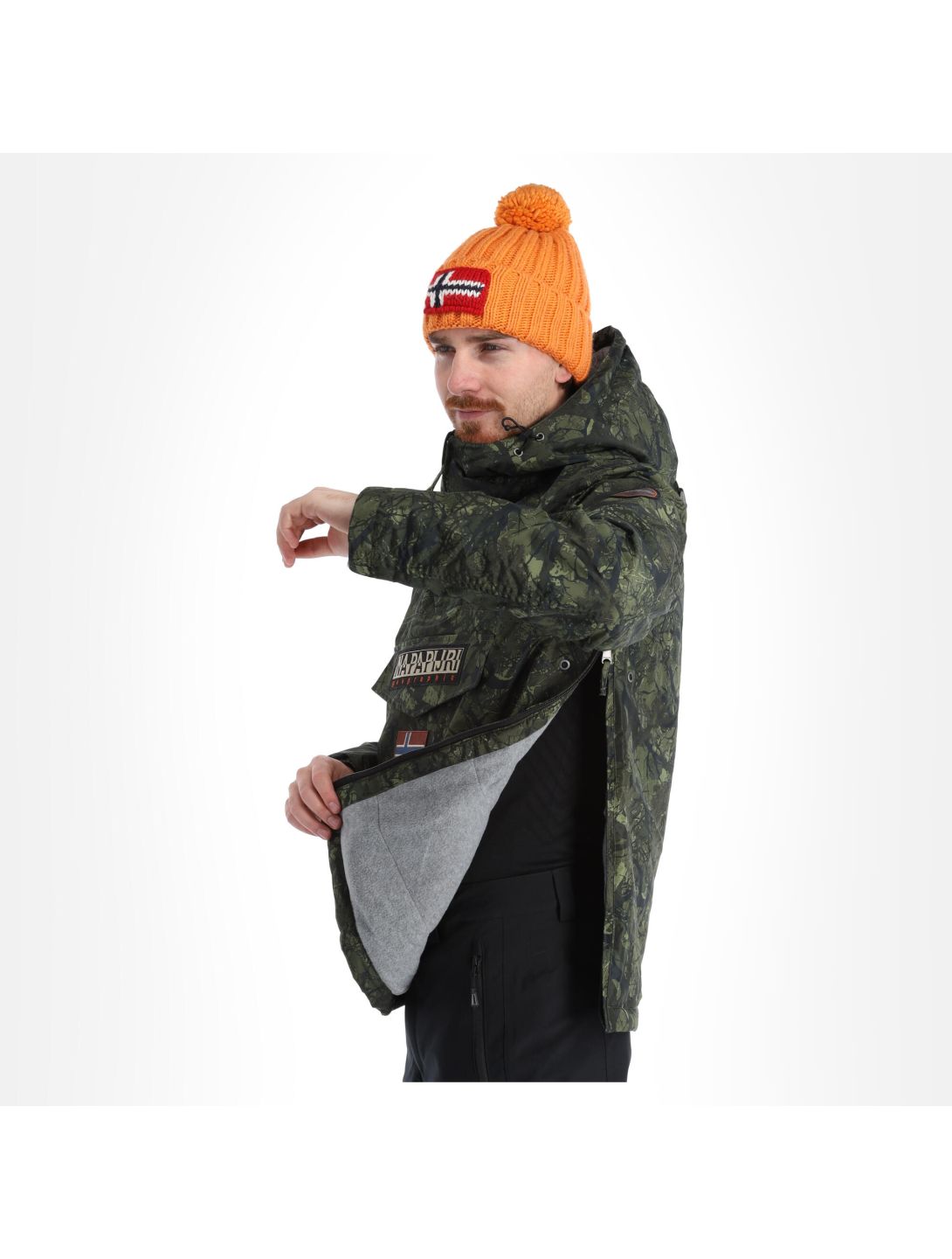 Napapijri, Rainforest Pocket Prt 2 (2022/2023) Winter Anorak Herren camo grün 