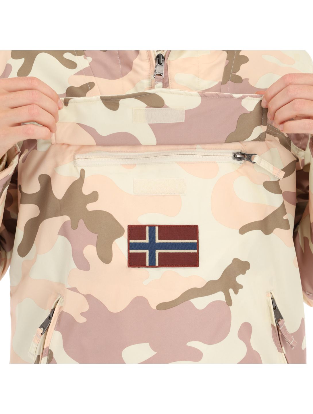 Napapijri, Rainforest W P Prt 1 Winter Anorak Damen camouflage rosa 