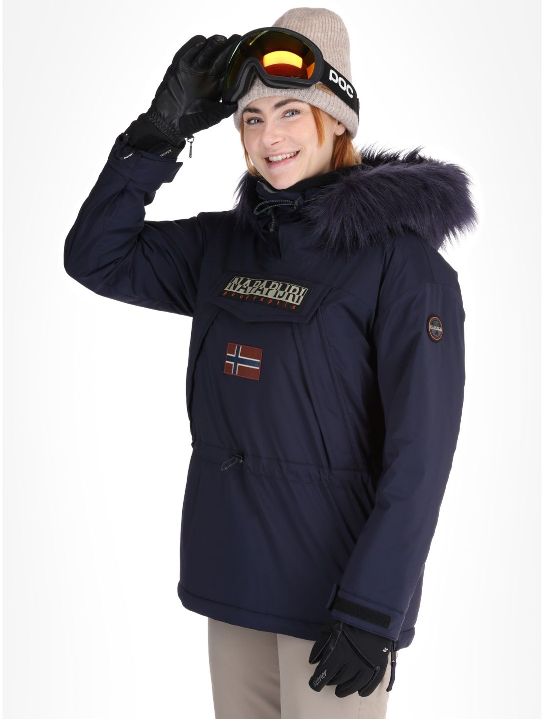 Napapijri, Skidoo W 2.0 Winter Anorak Damen Blue Marine blau 