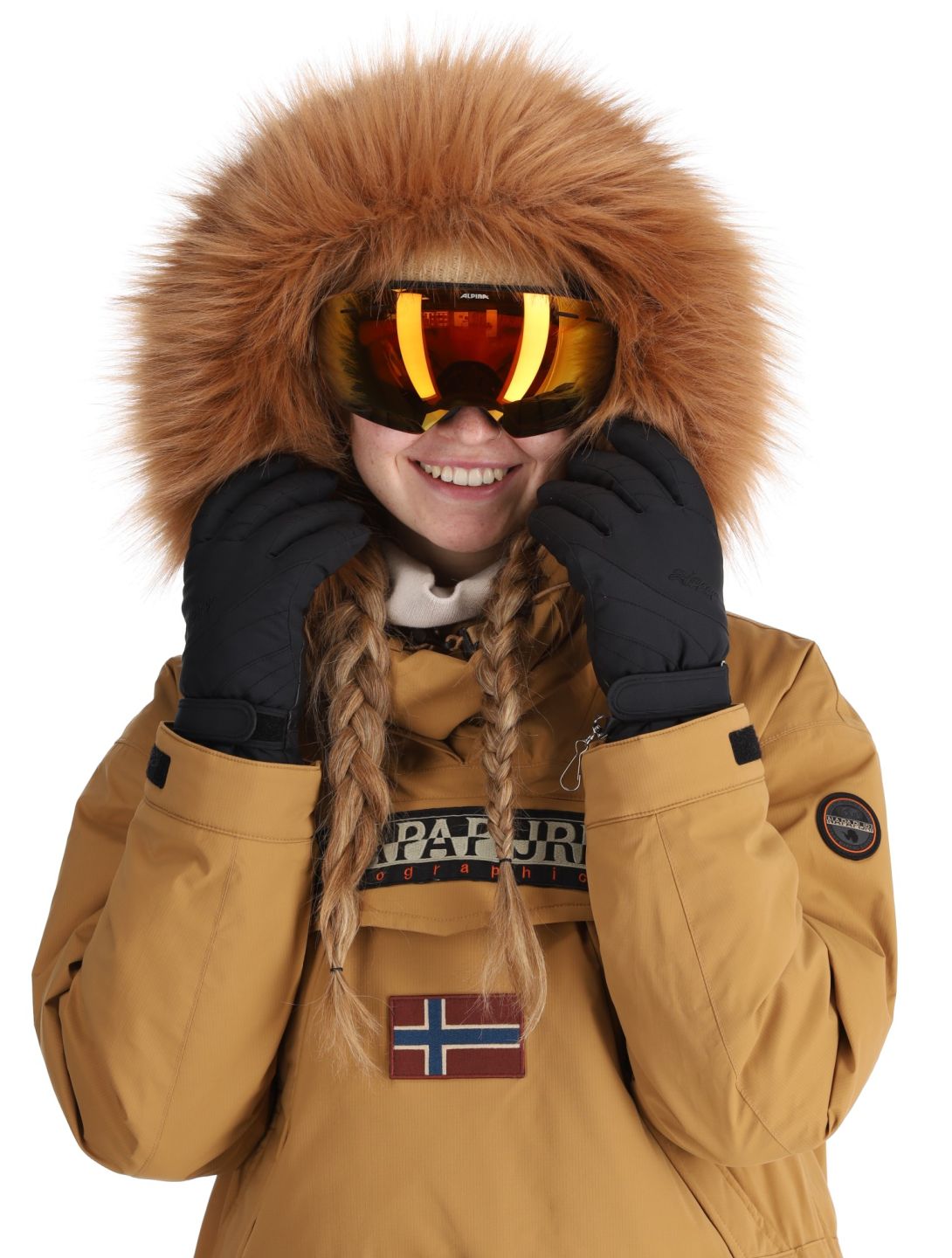 Napapijri, Skidoo W 2.0 Winter Anorak Damen Brown Tobacco braun 