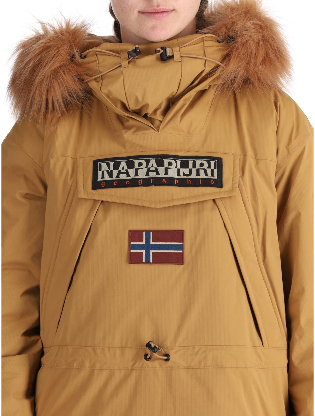 Napapijri, Skidoo W 2.0 Winter Anorak Damen Brown Tobacco braun 