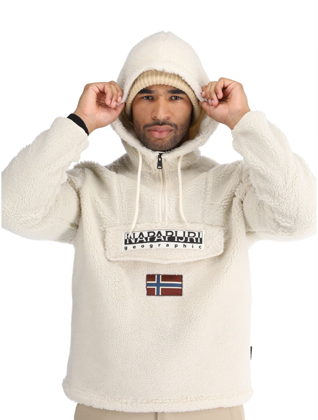 Napapijri, T-Burgee Curly Pullover Herren Beige Dimity beige 