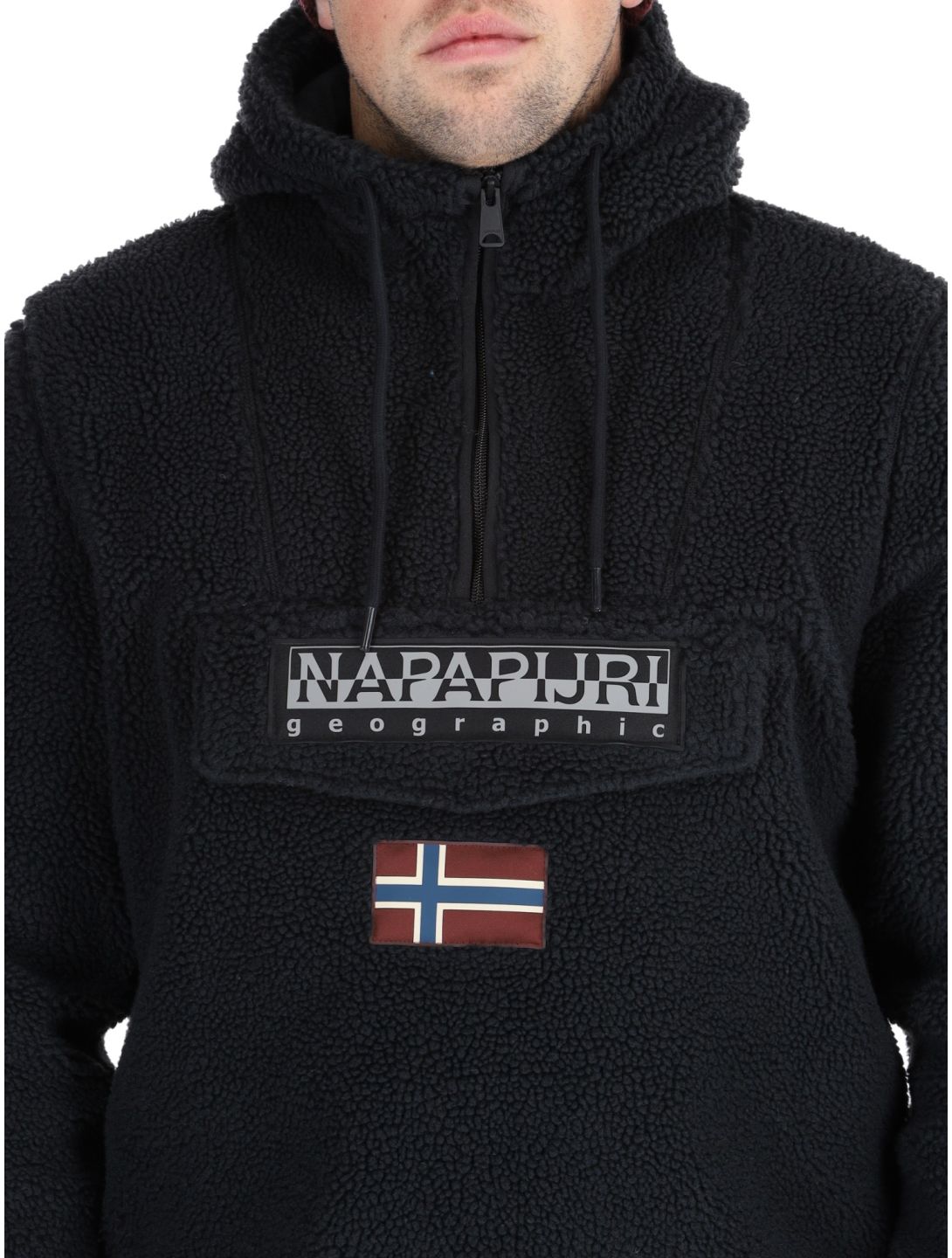 Napapijri, T-Burgee Curly Pullover Herren Black schwarz 