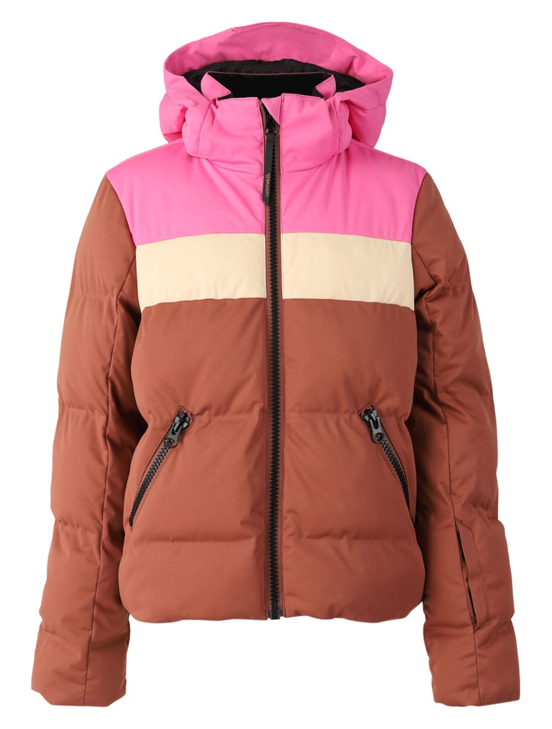 Brunotti, Niagony Skijacke Kinder Mahoganny braun, rosa 