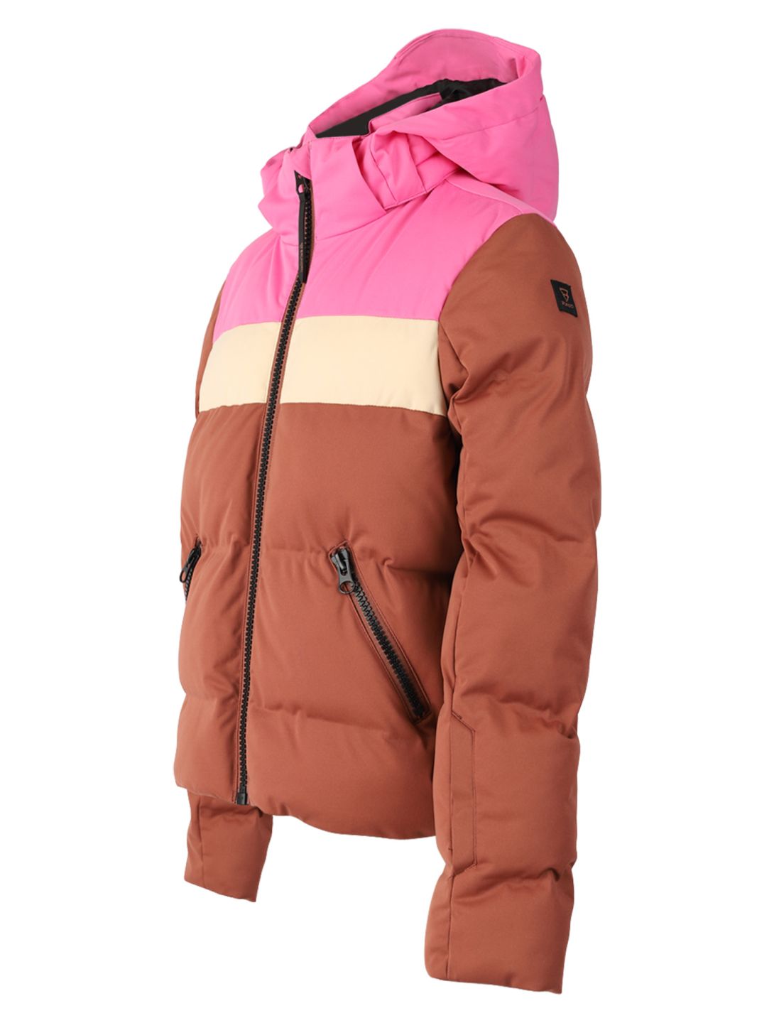 Brunotti, Niagony Skijacke Kinder Mahoganny braun, rosa 