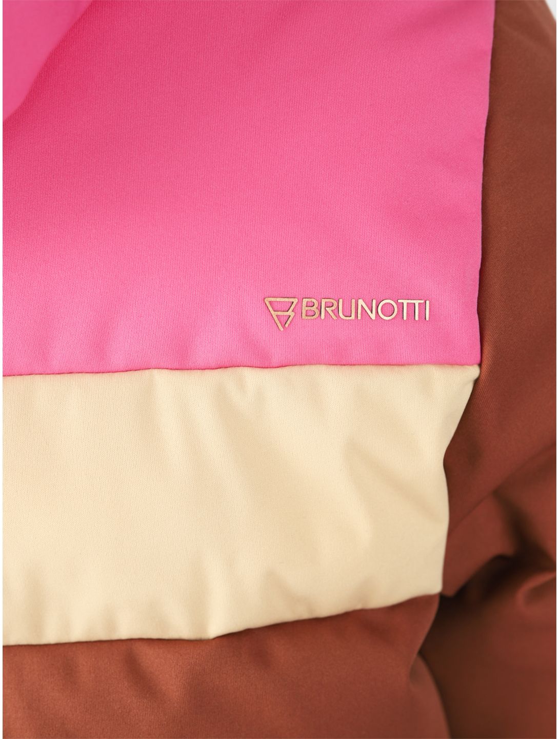 Brunotti, Niagony Skijacke Kinder Mahoganny braun, rosa 