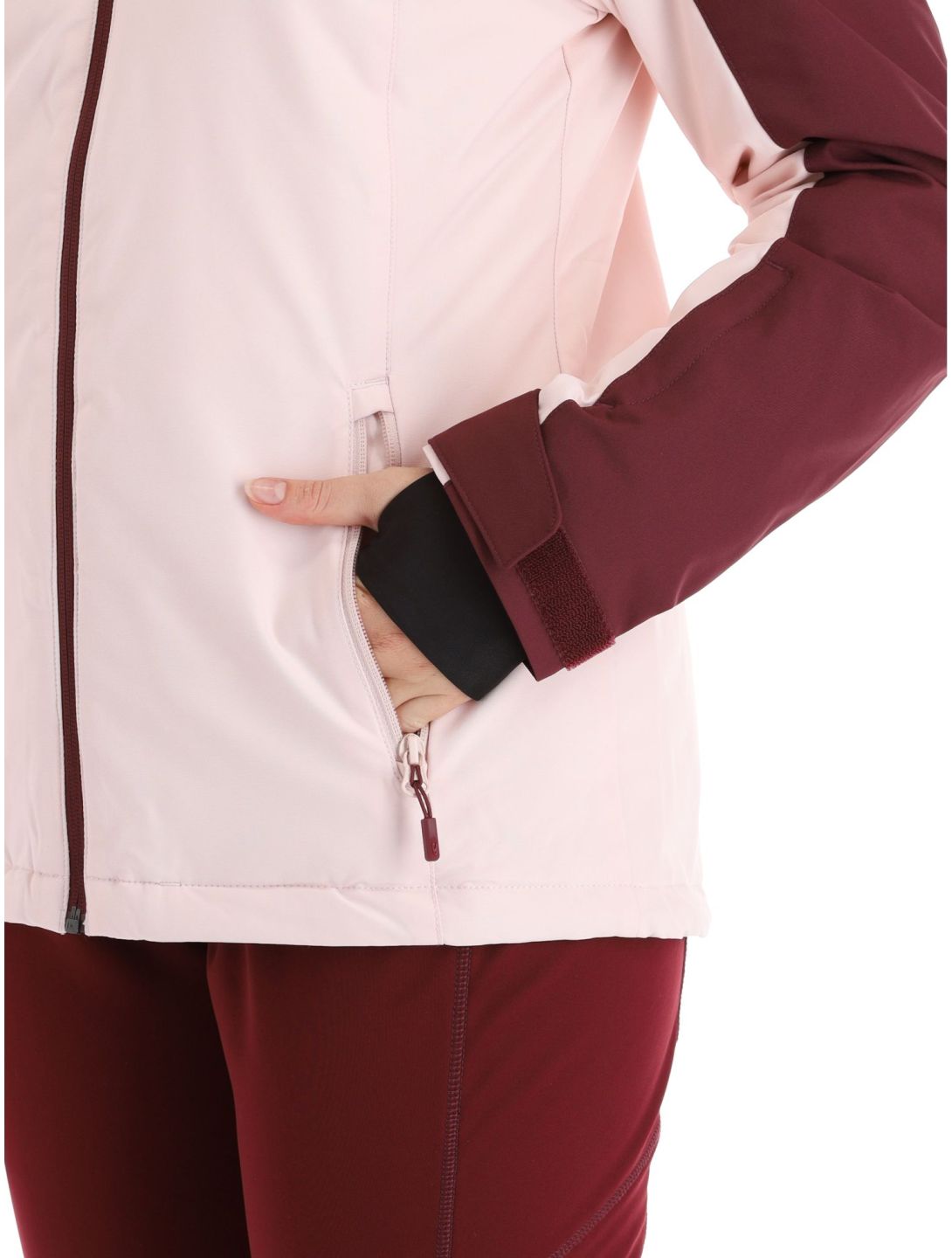 O'Neill, Aplite Skijacke Damen Windsor Wine Colour Block burgund, rosa 