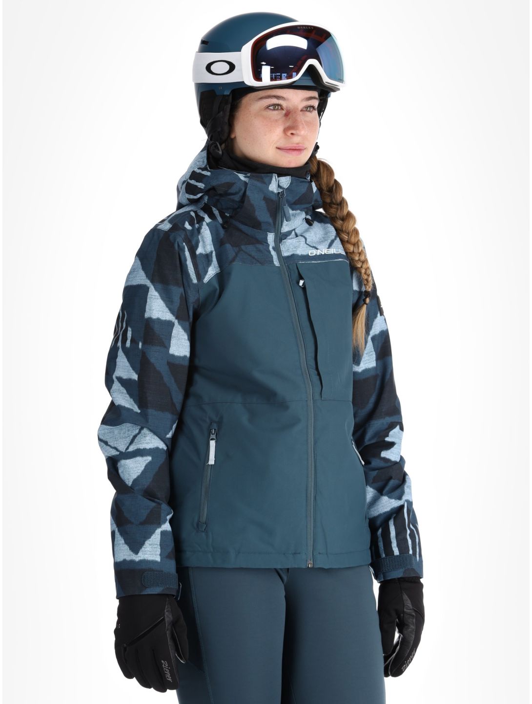 O'Neill, Aplite Plus Skijacke Damen Blue Triangle Ikat blau 