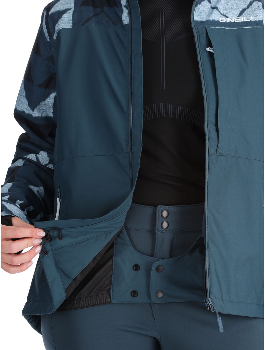 O'Neill, Aplite Plus Skijacke Damen Blue Triangle Ikat blau 