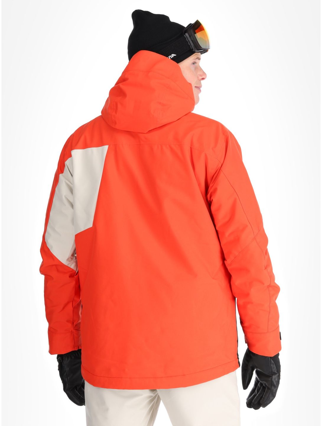 O'Neill, Hammer Block Snow Skijacke Herren Paprika Flame Colour Block orange, schwarz, weiß 