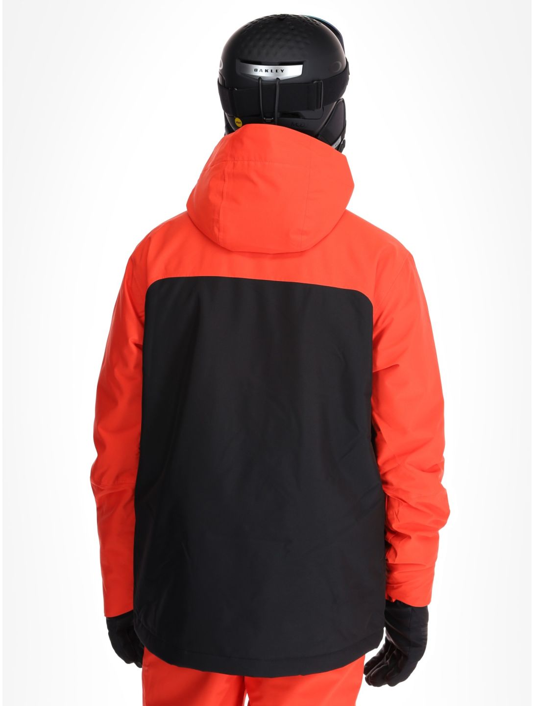 O'Neill, Hammer Plus Snow Skijacke Herren Black Out Colour Block orange, schwarz 