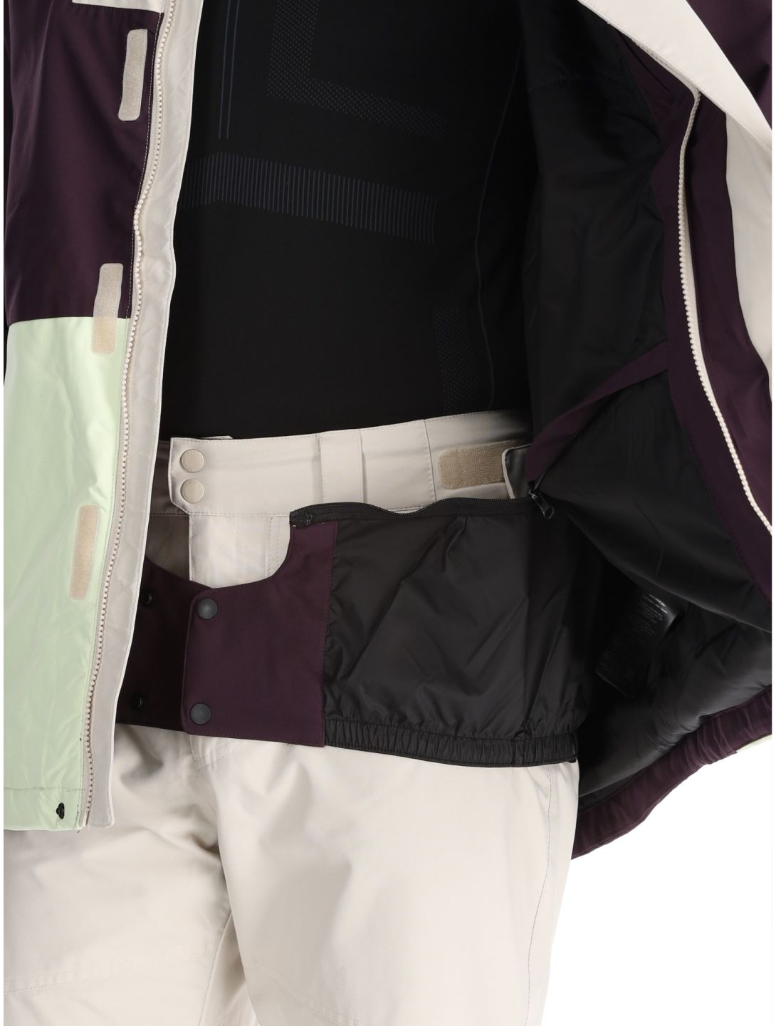 O'Neill, O'Riginals Hybrid Skijacke Herren Aubergine Colour Block gelb, violett 