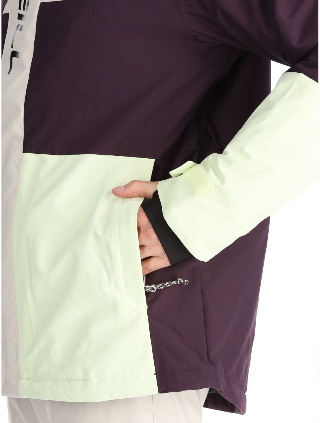 O'Neill, O'Riginals Hybrid Skijacke Herren Aubergine Colour Block gelb, violett 