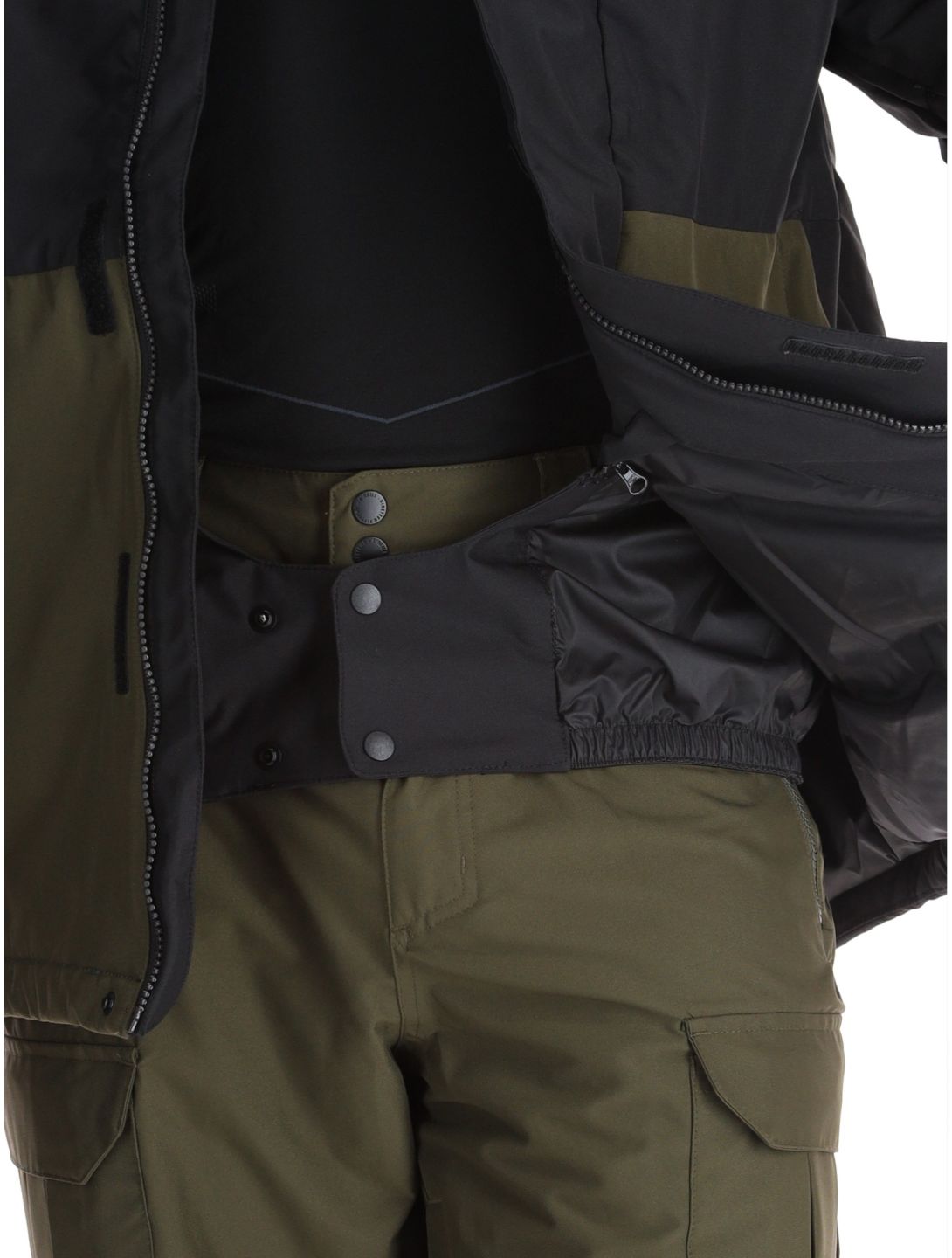 O'Neill, O'Riginals Hybrid Skijacke Herren Black Out braun, schwarz 