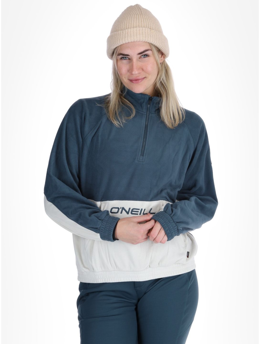 O'Neill, O'riginals Polartec 100HZ Pullover Damen Alma Steel blau, weiß 