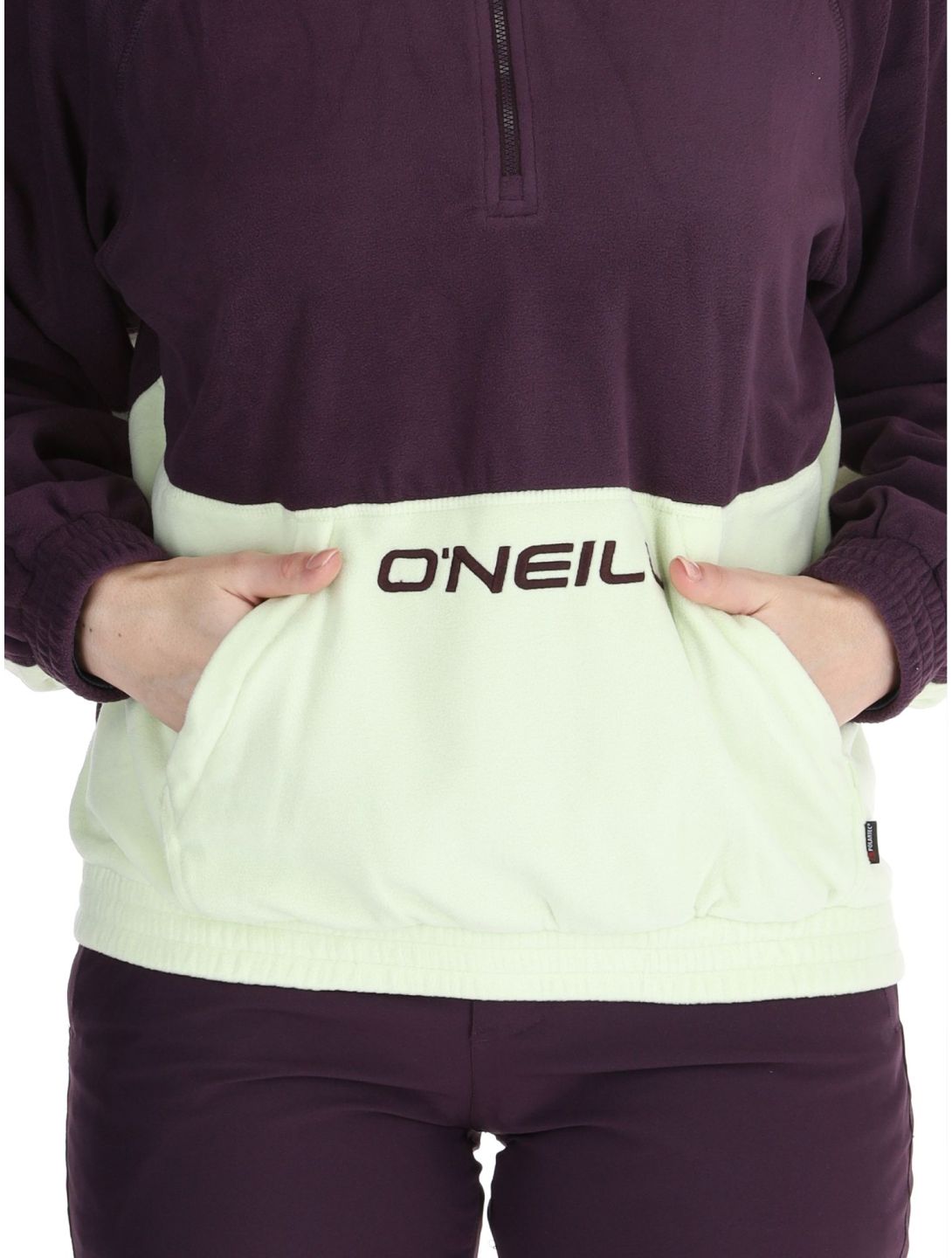 O'Neill, O'riginals Polartec 100HZ Pullover Damen Aubergine Colour Block beige, violett 